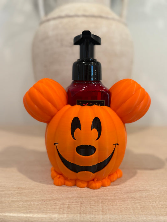 Mickey pumpkin soap dispenser